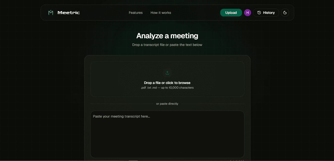 Meetric AI screenshot 3